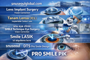 Professional lens implant surgery with icl biotech and smile technique eye surgery at snuseoulglobal.com clinic Seoul