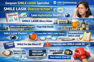 Drinking Before SMILE LASIK Risks And SMILE LASIK Overcorrection Prevention Tips By SNU Ophthalmology Specialists